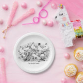 32.短い顔のタンブラー・ハト ペーパープレート (パーティー)