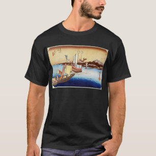 32.荒井宿、広重新井宿、広重、浮世絵 Tシャツ