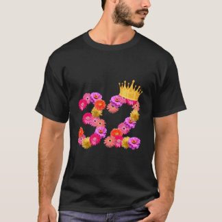 32 Flower Crown Its My 32Nd Tシャツ