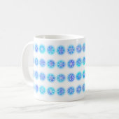 32 snowflakes コーヒーマグカップ (正面左)