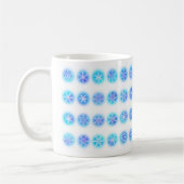 32 snowflakes コーヒーマグカップ (左)