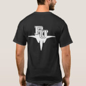 32 TFS FUのハイテクなワシw/Callの印(暗い物) Tシャツ (裏面)