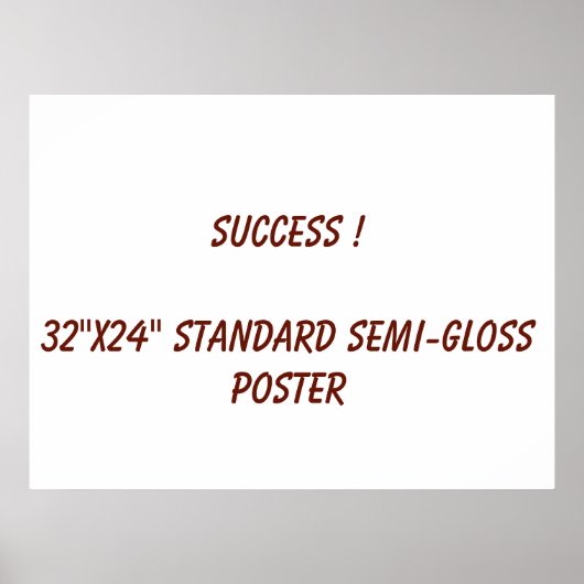 32"x24"スタンダード半光沢ポスター ポスター (正面)
