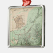 32C土地分類の地図 メタルオーナメント (左)