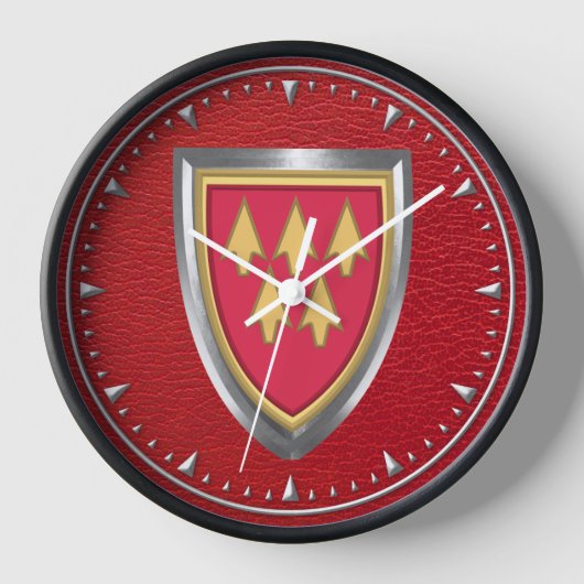 32D陸軍空軍・ミサイル防衛司令部 壁時計 (正面)