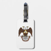 32nd Degree Scottish Rite Double Headed Eagles ラゲッジタグ (裏面縦)