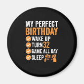 32nd Turn 32マイパーフェクト誕生日ゲーム マグネット (正面)