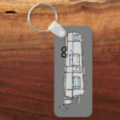 32Sモデルアヴィオントラベルトレーラー鍵Fob キーホルダー (正面)