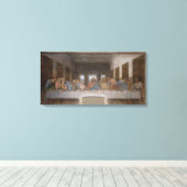 32x16カスタムレオナルドのダヴィンチ最後の晩餐 キャンバスプリント (インサイチュ (ウッドフロア))