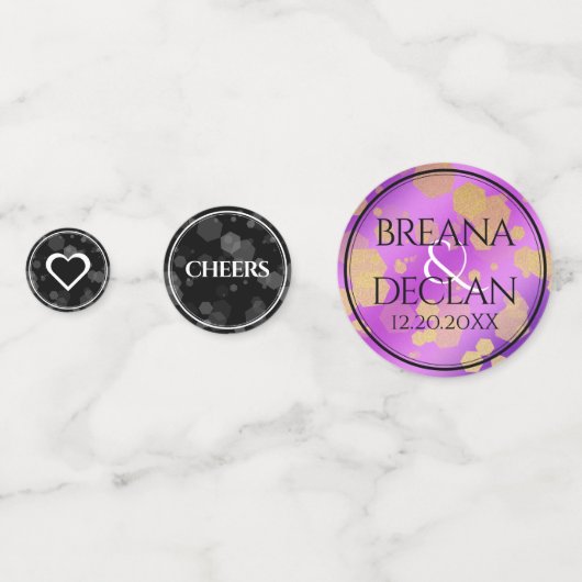 33エレガントアメジスト結婚記念日 コンフェッティ (裏面)