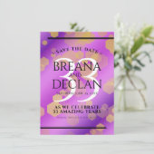 33エレガントアメジスト結婚記念日 セーブザデート (スタンド正面)