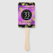 33エレガントアメジスト結婚記念日 ハンドファン (正面)