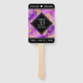 33エレガントアメジスト結婚記念日 ハンドファン (裏面)