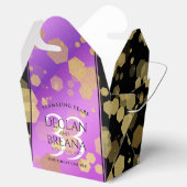 33エレガントアメジスト結婚記念日 フェイバーボックス (オープン)