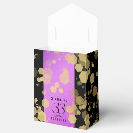 33エレガントアメジスト結婚記念日 フェイバーボックス (オープン)