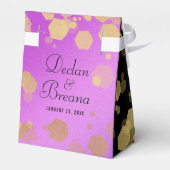 33エレガントアメジスト結婚記念日 フェイバーボックス (裏面サイド)