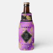 33エレガントアメジスト結婚記念日 ボトルクーラー (ボトル正面)