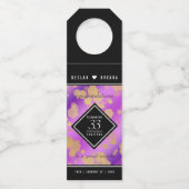 33エレガントアメジスト結婚記念日 ボトルネックタグ (正面)