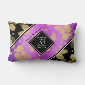 33エレガントアメジスト結婚記念日 ランバークッション (裏面)