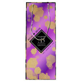 33エレガントアメジスト結婚記念日 ワインギフトバッグ (裏面)