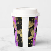 33エレガントアメジスト結婚記念日 紙コップ (左)