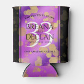 33エレガントアメジスト結婚記念日 缶クーラー (正面)