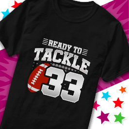 33サッカーパーティー33位誕生日 Tシャツ