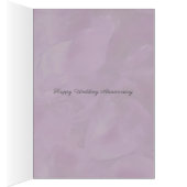 33パーソナライズされた周年紫結婚ハート (内側 (右))