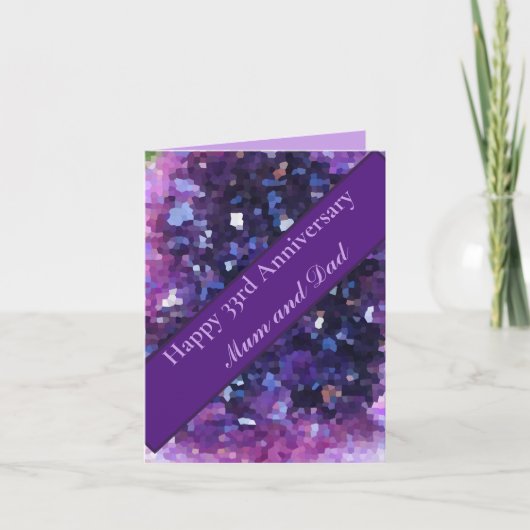 33周年編結婚集(編集可能) カード (正面)