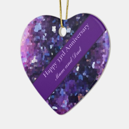 33周年編結婚集(編集可能) セラミックオーナメント (左)