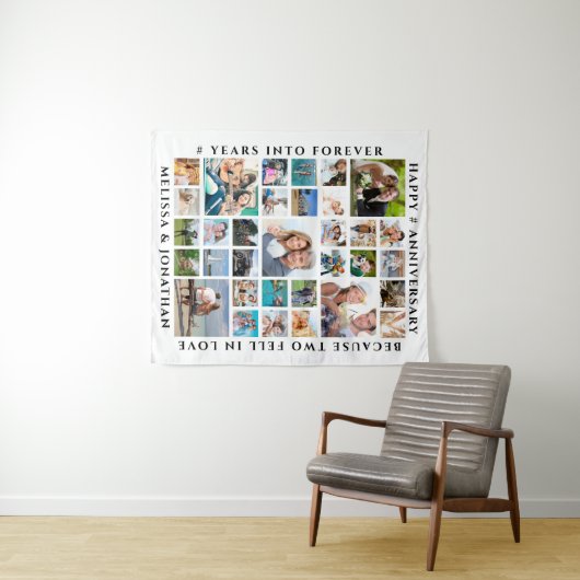 33周年記念 フォトコラージュパーティーバックドロップ タペストリー (インサイチュ(横))