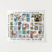 33周年記念 フォトコラージュパーティーバックドロップ タペストリー (正面(横))