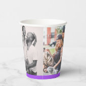 33年の強い愛アメジストパープル結婚ズ 紙コップ (右)