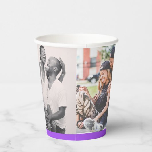 33年の強い愛アメジストパープル結婚ズ 紙コップ (右)