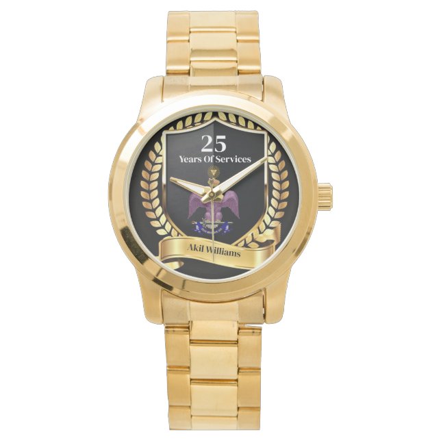 33年勤続年数 腕時計 (正面)