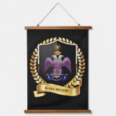 33度メイスンぶら下がったのタペストリー 吊り下げ型タペストリー (正面)