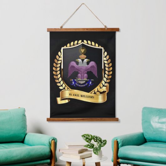 33度メイスンぶら下がったのタペストリー 吊り下げ型タペストリー (リビング)