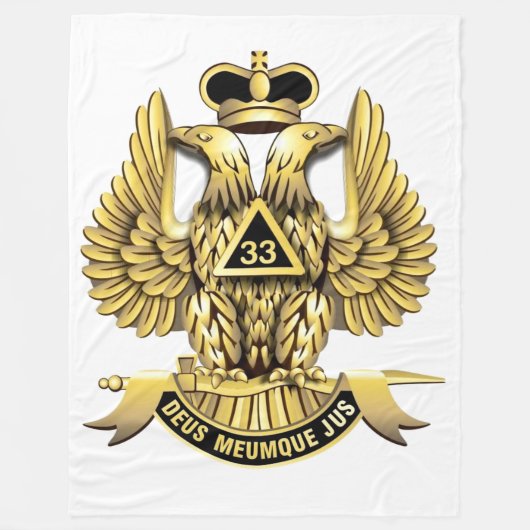 33度メイスンタペストリー フリースブランケット (正面)