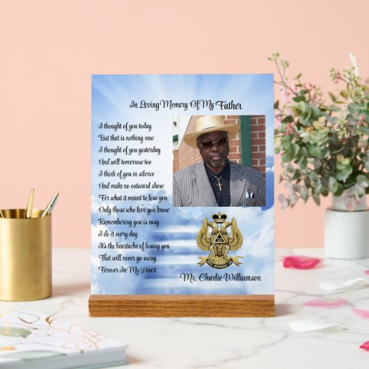 33度メイスン記念写真 アクリルサイン (ウェディング)