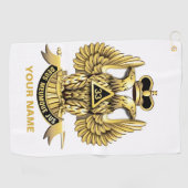 33度メイソンゴルフタオル ゴルフタオル (横)