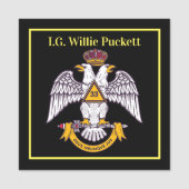 33度名タグ 名札 (正面)