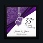 33日/6日/47アメジスト記念 ギフトボックス<br><div class="desc">33日/6日/47アメジストパープルの記念結婚記念デザインギフトボックス。このデザインは、誕生日や結婚年、勤続年数などの他のイベントや大事な行事に適している。または、単に単語を削除したり変更したりすることで、自宅やオフィスで日常的に使用するために機能させることができる。✔注意:必要なテンプレート領域のみを変更する😀必要もしに、文字を取り外し、好きな文字やフォントを新たに追加し始めることができる。📌更にカスタマイもしズが必要でクリックすクリック、「これ以上のカスタマイズ」または「デザインの編集ボタン」を使用して、デザインツールのサイズ変更、回転、文字色の変更、文字の追加などを行ってください。⭐この製品は100%カスタマイズ可能。グラフィックや文字は追加、削除、移動、サイズ変更、変更のまわりに、回転などすることができる… ⭐99%私の店のデザインはレイヤーで行われている。これにより、グラフィックと文字のサイズ変更と移動が簡単され、各のまわりに製品に完全にフィットするようになります。📌 (ご注文の前に必要なグラフィックのサイズ変更や移動を必ず行もしう)また、他のZazzle製品で「デザインの転送」ができ、Zazzleのアイテムのほとんどに合わせてデザインを調整できる。(ボタンがページの右側にある)このデザインは、プロフェッショナルプリント用の高解像度ベクトルおよび/またはデジタルグラフィックスで作成される。📌注意: (これはプリント。このページの横にある「このデザインについて離れ」に明記されていない限り、全てのプリントは「デザイン」である)は、画面や文字に表示されているとおりに「正確に」印刷される…そのため、正しい領域に収まるグラフィックや製品のサイズ変更や、スペルや表現の好みに合ったサイズ、色、フォントを確認する。"デザインのみもし"に関するご質問がある連絡か、必要な救済は✉ siggyscott@comcast.netまでお電話ください。または私のストアのリンクをご覧ください。 https://www.zazzle.com/store/designsbydonnasiggy (コピーアンドペースト)私は喜んで幸せになります。📌その他の質問(送料、返金、印刷、製品など)はZazzleまたはMaker連絡DIRECTLY⭐お願い⭐。私の店のサポートとストップを感謝する – DesignsbyDonnaSiggy.©ドナ・シーグリスト全著作権所有(🥇ドナ・シーグリストによるオリジナルアートデザイン) ⭐⭐⭐ ZAZZLEは100%の満足を約束する。絶対もしに好きじゃないザズルが取り戻す!⭐⭐⭐ 1-888-8ZAZZLE (1-888-892-9953)電話番号:月~金:午前9時~午後5時(午後12時~午後8時)</div>
