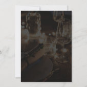 33歳の誕生日招待状 サプライズ誕生日ディナー 招待状 (裏面)