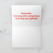 33歳の誕生日 カード (内部)