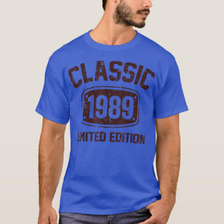 33歳クラシック1989年限定版33th Bir Tシャツ