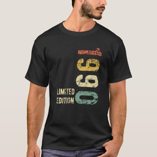 33歳1990年レトロ33誕生日 Tシャツ (正面)