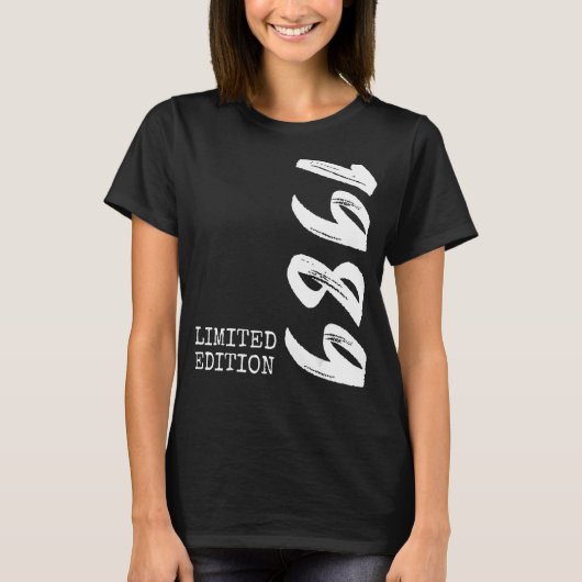 33誕生日レディースメンズ33年1989ギフト18 Tシャツ (正面)