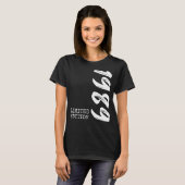 33誕生日レディースメンズ33年1989ギフト18 Tシャツ (正面フル)