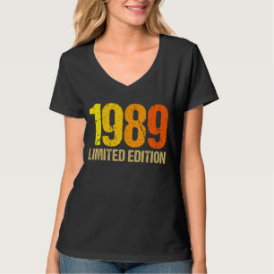 33誕生日レディースメンズ33年1989ギフト9 Tシャツ
