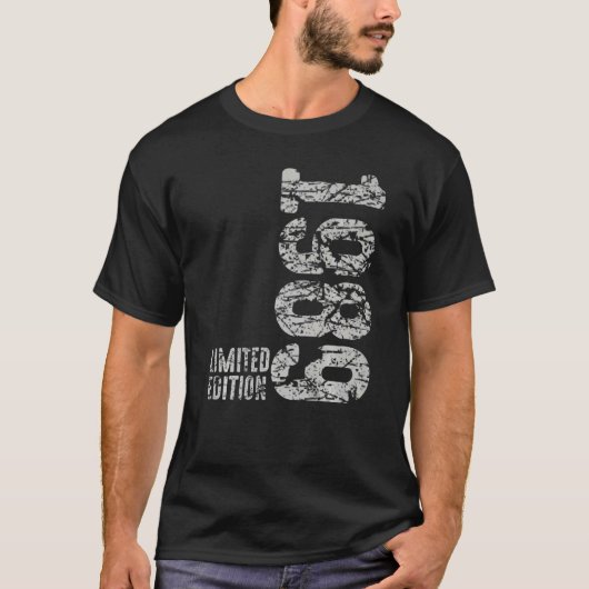 33誕生日レディースメンズ33年1989 6 Tシャツ (正面)